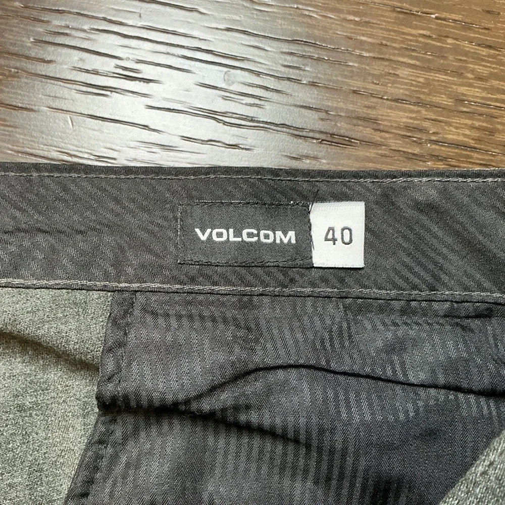 NWTVolcom V Monty Pants Mens 40x32 Charcoal Grey Heather Chino Straight Leg NWT